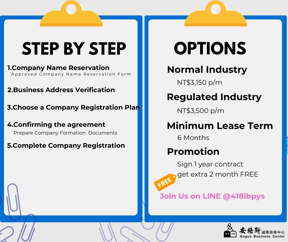 台北商務中心推薦 | 安格斯國際商務中心 | 公司工商登記 | 中山區松山區 | 年約優惠折扣