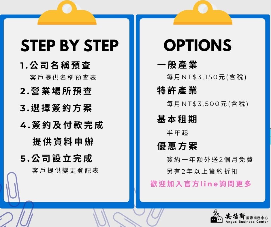 台北商務中心推薦 | 安格斯國際商務中心 | 公司工商登記 | 中山區松山區 | 年約優惠折扣